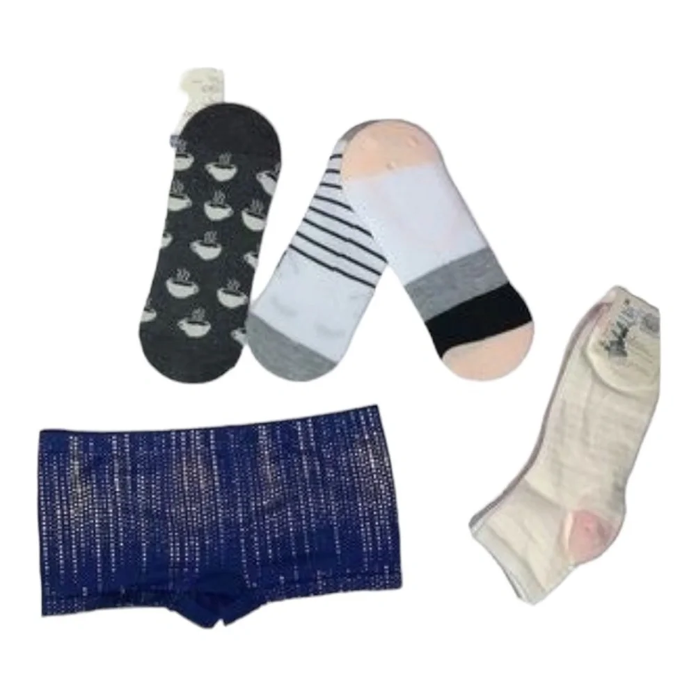 A New Day Xhilaration Assorted 7-Pack Socks Shorts Multicolor Ankle Liner Cozy‎